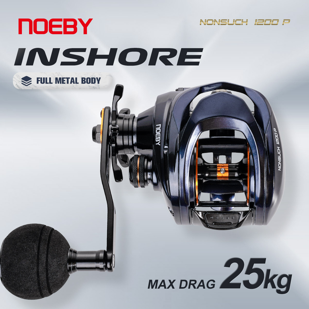 Baitcasting Reel - Noeby Inshore Baitcasting Fishing Reel 25kg