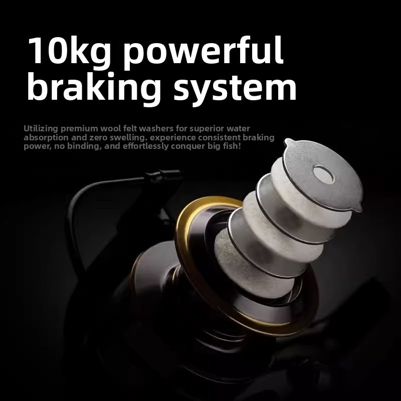 Trolling Reel - Premium All Metal Spinning Fishing Reel