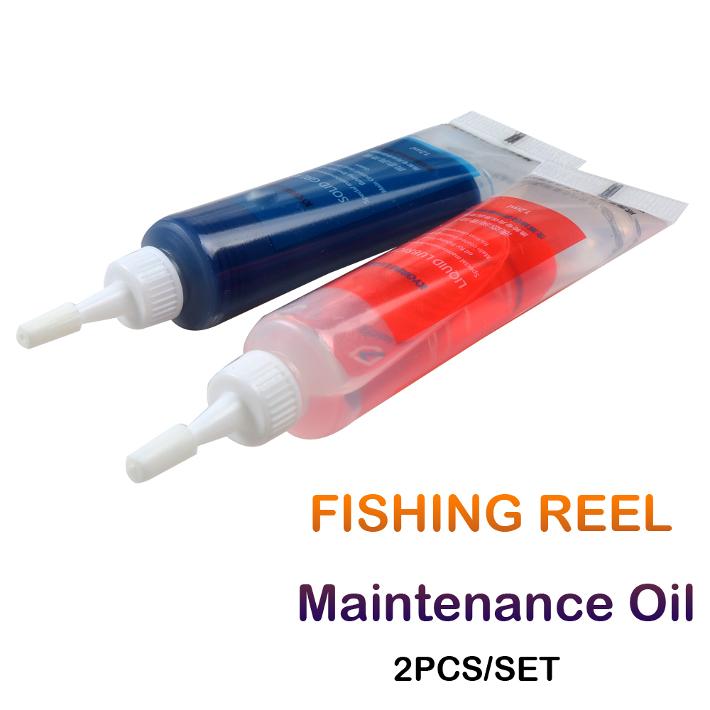 Reel Oil - 2Pcs Fishing Reel Maintenance Lubricating Oil