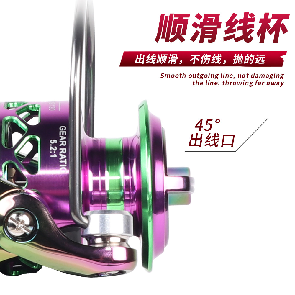 Zero Gap Colorful Metal Spinni - огляд і ціна Ice Fishing Reel