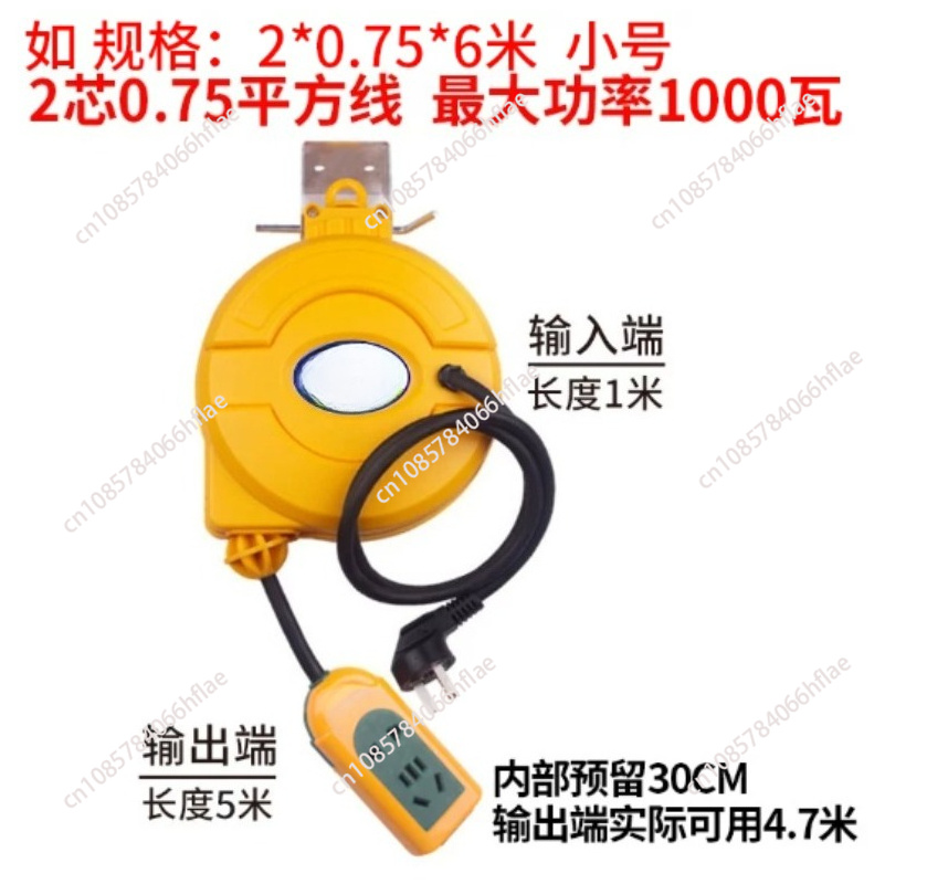 5M Automatic Retractable Power - огляд і ціна Electric Reel