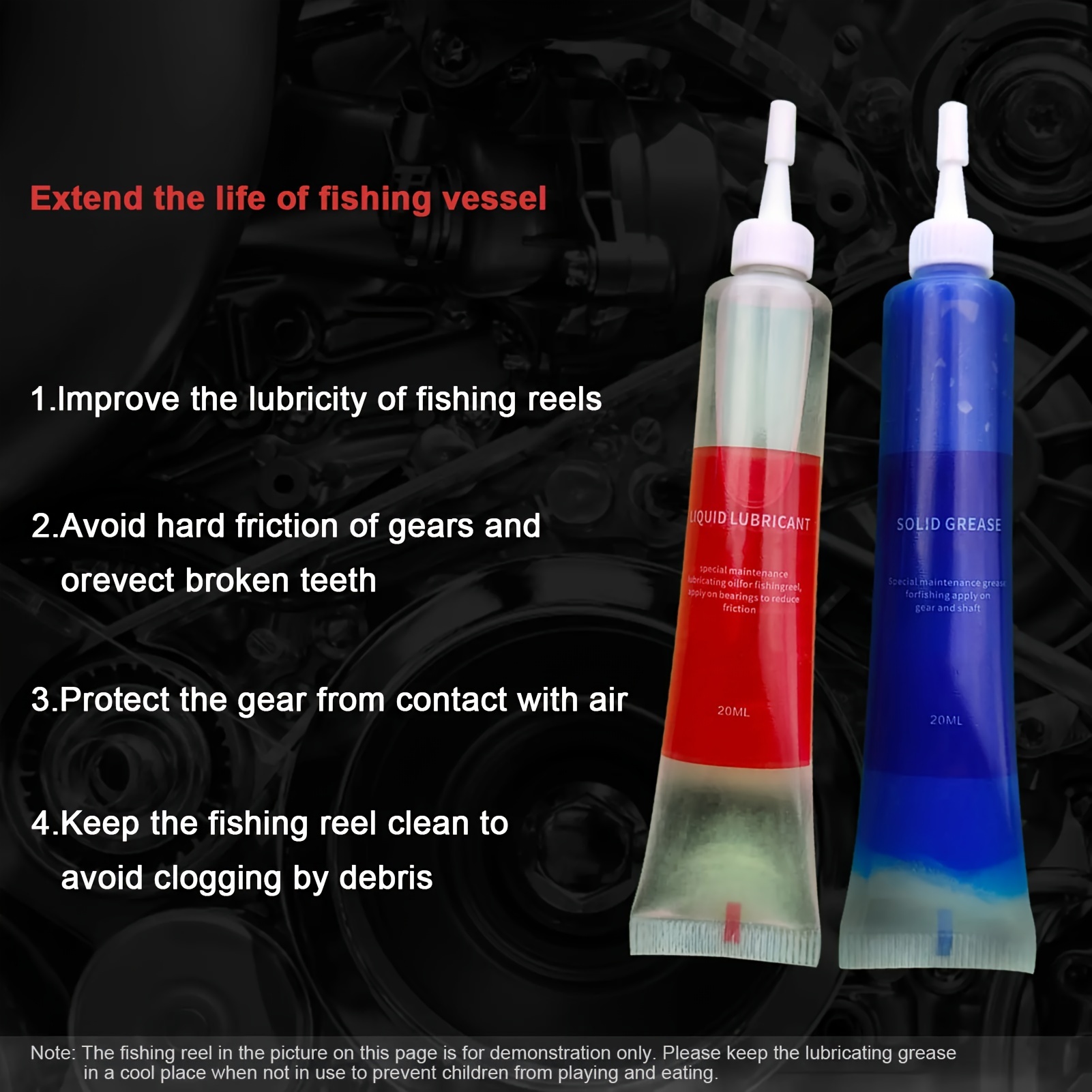 4pcs Fishing Wheel Maintenance - огляд і ціна Reel Oil