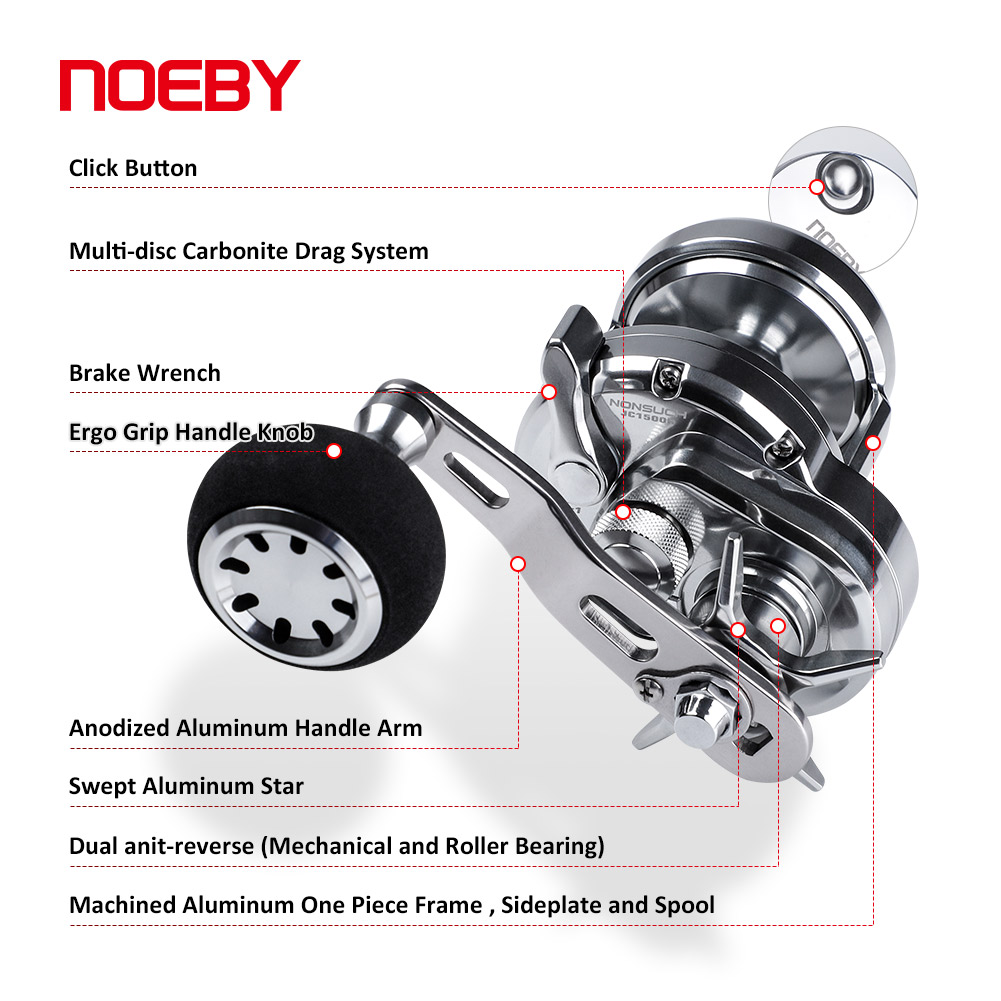 NOEBY Slow Pitch Jigging Reel  - огляд і ціна Trolling Reel