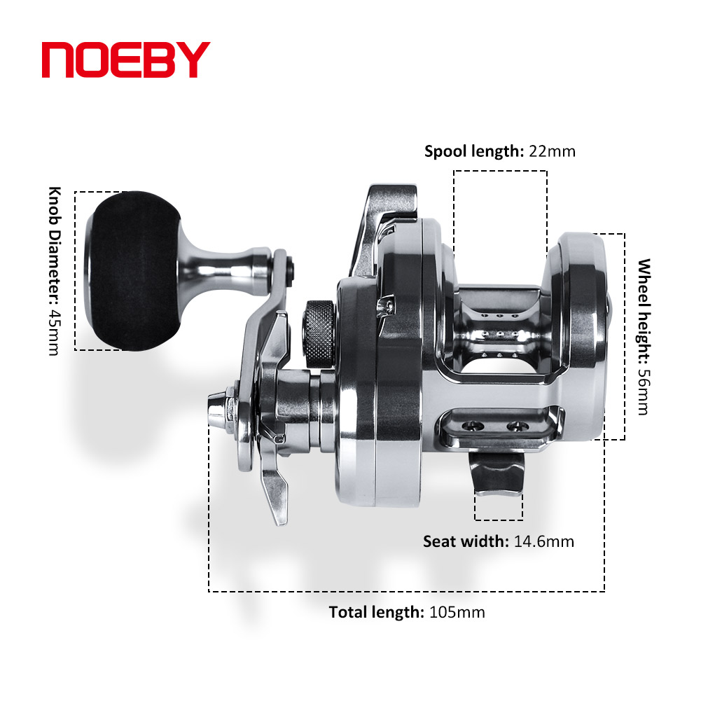 NOEBY Slow Pitch Jigging Reel  - огляд і ціна Trolling Reel